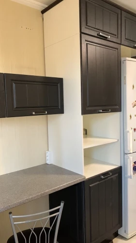 Угловая кухня Прага венге на заказ 3.9х1.9 м. по размерам заказчика