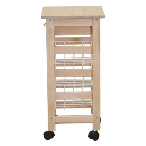 Тумба с ящиком и корзинами лак