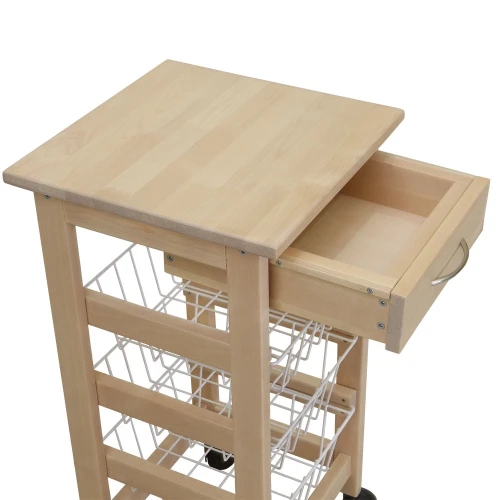 Тумба с ящиком и корзинами лак