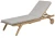 Шезлонг-лежак A37B Beige