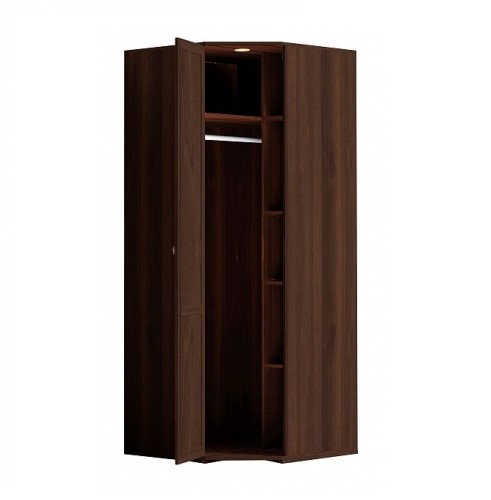 Шкаф угловой с зеркалом Sherlock 10, орех