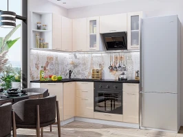 Кухонный гарнитур Валерия-М-04 Бежевый металлик