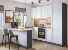 Модульная кухня Лофт-06 Silky White