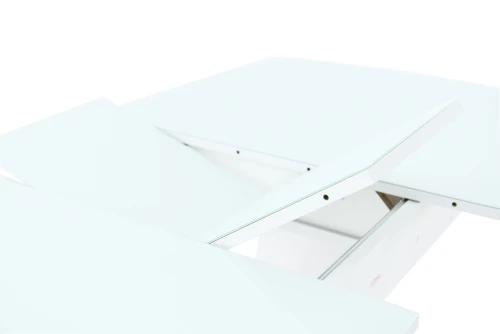 Стол Дрезден, Белый/Белый матовый шагрень