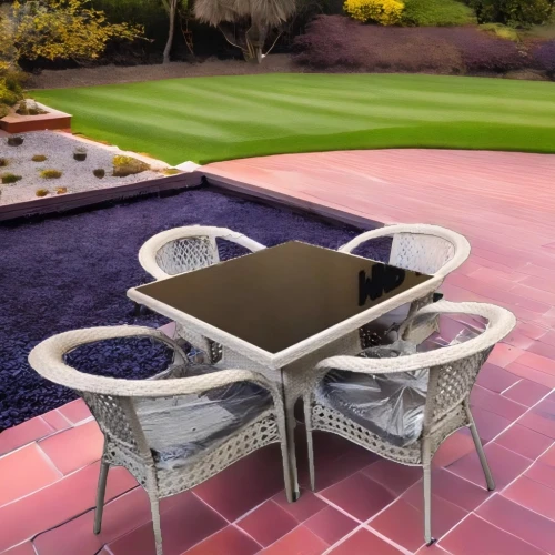 Комплект мебели Римини + 4 кресла Руардин из искусственного ротанга Wood