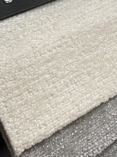 Стул SNUG 3018-01 белый, шенилл / черный каркас, ®DISAUR