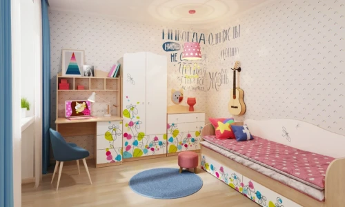 Шкаф "Цветы", Белый