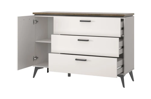 VINATI, Тумба 1D3S. Цвет ПЕРСИДСКИЙ ЖЕМЧУГ/ АМАРОК