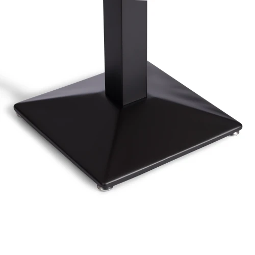 Стол RAGNAROK  дерево вяз/железная опора, 70х70х76 см, груша №3/черная опора