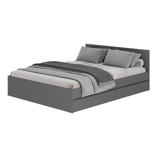 Кровать 1,6 м Симпл КР-17, графит