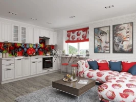 Кухня Прага-02 белое дерево (2800) Кухня Прага-02 белое дерево (2800)