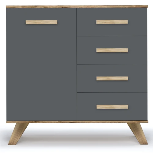 Комод 900 Вега Скандинавия лиственница темная