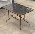 Стол алюминиевый прямоугольный из искусственного ротанга 80*150 БАМБУК «BAMBOO» арт.2009 Стол алюминиевый прямоугольный из искусственного ротанга 80*150 БАМБУК «BAMBOO» арт.2009