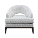 Кресло Тринити NH1918, 81х78х78, молочный с принтом