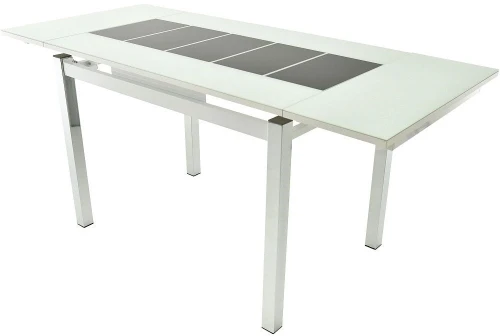 Стол «Шанхай» каре, бело-черный