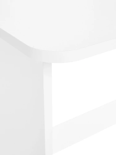 Стол компьютерный М-1 Белый Шёлк