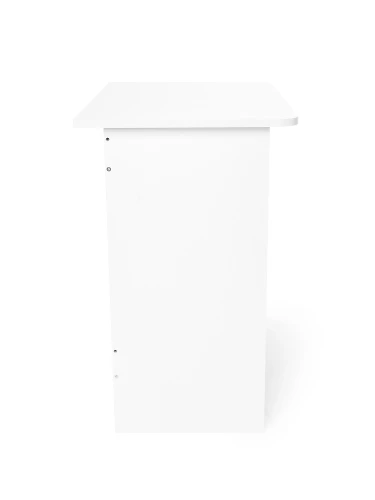 Стол компьютерный М-1 Белый Шёлк