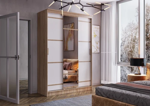 Шкаф-купе Сакура 150 см, дуб сонома