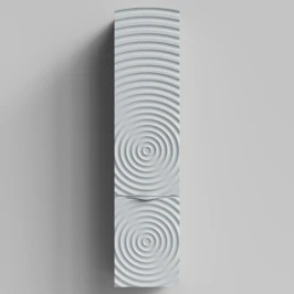 Пенал Эйфория 35 F1, пример RAL 7040 Серое окно, матовая, подвесной, левый