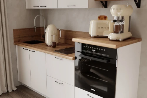 Готовая кухня КГ 2100 ПВХ, Белый софт матовый Арника РМ в.4