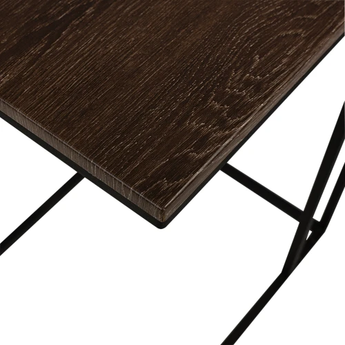 Стол придиванный BeautyStyle 30 дуб шоле коричневый/черный