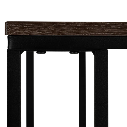 Стол придиванный BeautyStyle 30 дуб шоле коричневый/черный