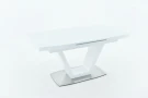 Стол Фоджа, Стекло, 140см, Белый Стол Фоджа, Стекло, 140см, Белый