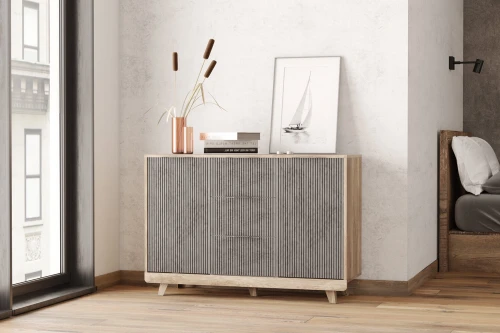 Комод Мегаполис КМ-15, дуб каньон/М25