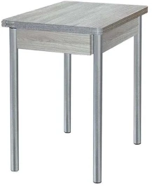 Глайдер стол обеденный / Ясень светлый/металлик