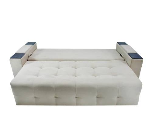 Диван Еврокнижка  Дубай 160 бежевый велюр