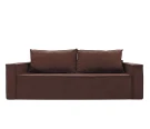 Диван еврокнижка Лофт Люкс велюр коричневый