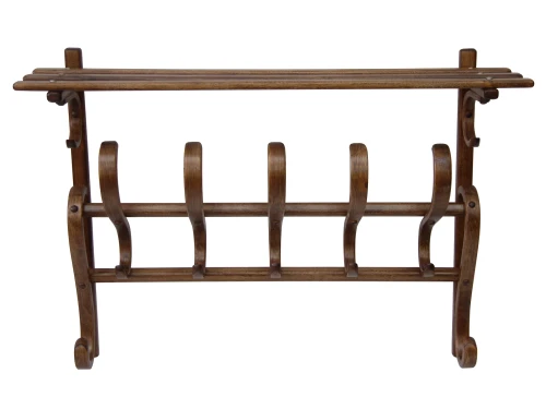 Вешалка настенная В 7Н средне-коричневый