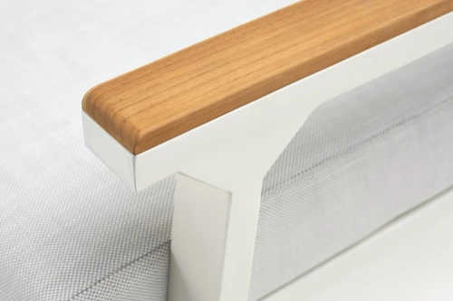 Диван из алюминия CONCORDE 2-х местный белый  Joygarden