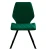 Стул DikLine 243 поворотный K13 изумруд, ножки черные