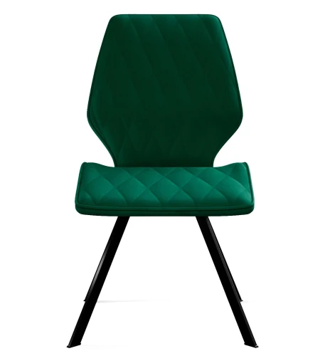 Стул DikLine 243 поворотный K13 изумруд, ножки черные