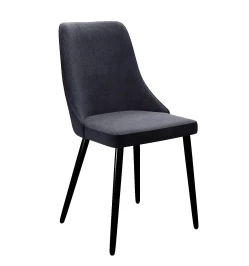 Стул DikLine 286 TW11 серый, ножки черные
