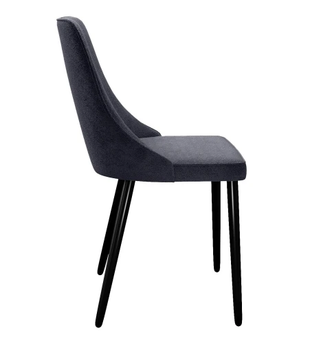 Стул DikLine 286 TW11 серый, ножки черные