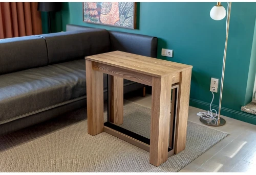 Стол-консоль (трансформер) В2432 орех