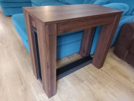 Стол-консоль (трансформер) В2432 темный орех