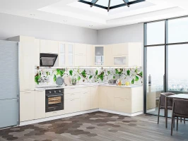 Кухонный гарнитур Валерия-М-05 Бежевый металлик