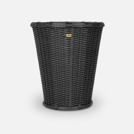 Кашпо 40л Чёрный металлик