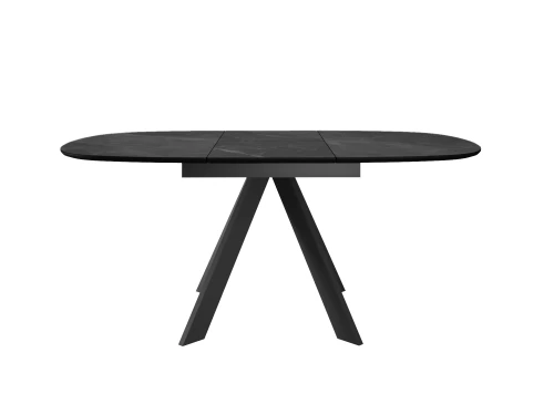 Стол DikLine BK100 Керамика Черный мрамор/подстолье черное/опоры черные