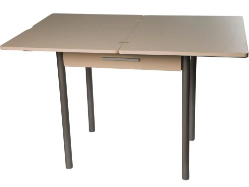 Обеденная группа (Стол Милагро и 2 стула Кемпер), белый мрамор