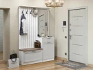 Готовая прихожая Стиль-02 Grey Silkwood Белый