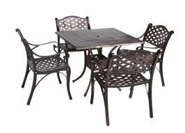 Обеденная группа из литого алюминия ЛИОН