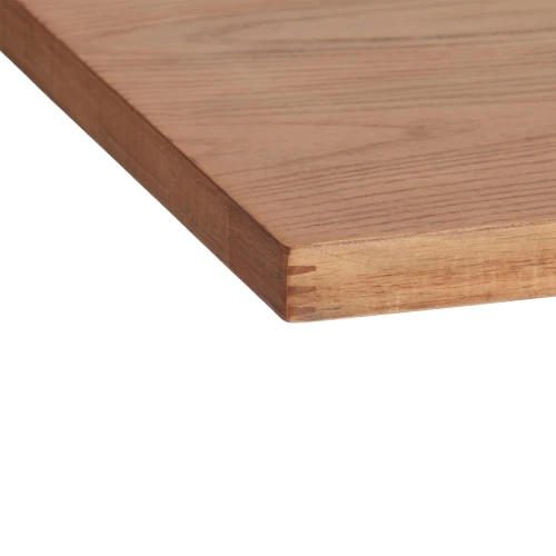 Стол VALHALLA дерево вяз/железная опора, 80х65х76 см, груша №3/черная опора