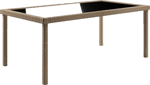 Стол из искусственного ротанга ЕГИПЕТ «EGYPT» 200х90 (Wood)