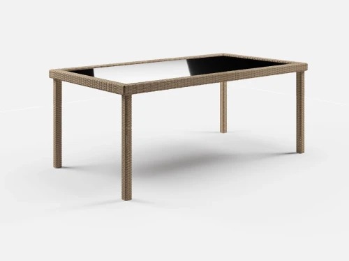 Стол из искусственного ротанга ЕГИПЕТ «EGYPT» 200х90 (Wood)