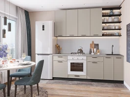 Кухонный гарнитур Фрейм-02 Clay Silk Graphite