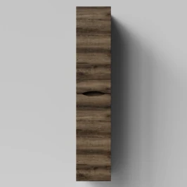 Пенал Лайт 30 подвесной, Дуб крымский коричневый ПВХ 131005-9005, левый, бельевая корзина